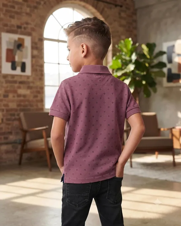 Boys_Cotton_Blend_Polo_T_Shirt