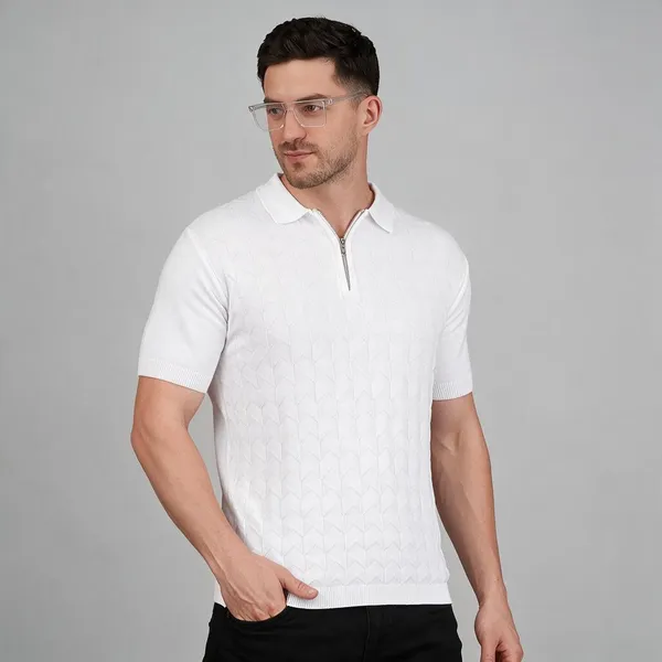 White_100%_Cotton_T_Shirt_For_Men