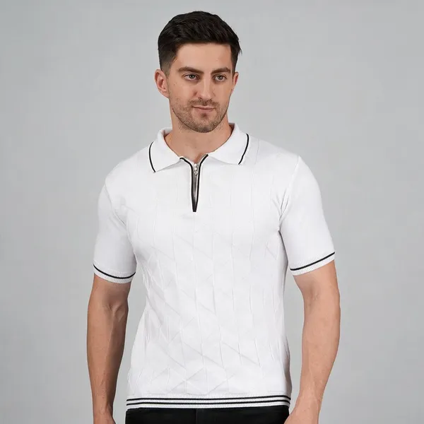 White_100%_Cotton_T_Shirt_For_Men