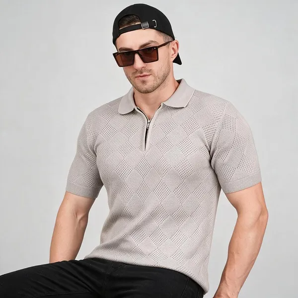 Light_Grey_100%_Cotton_T_Shirt_For_Men