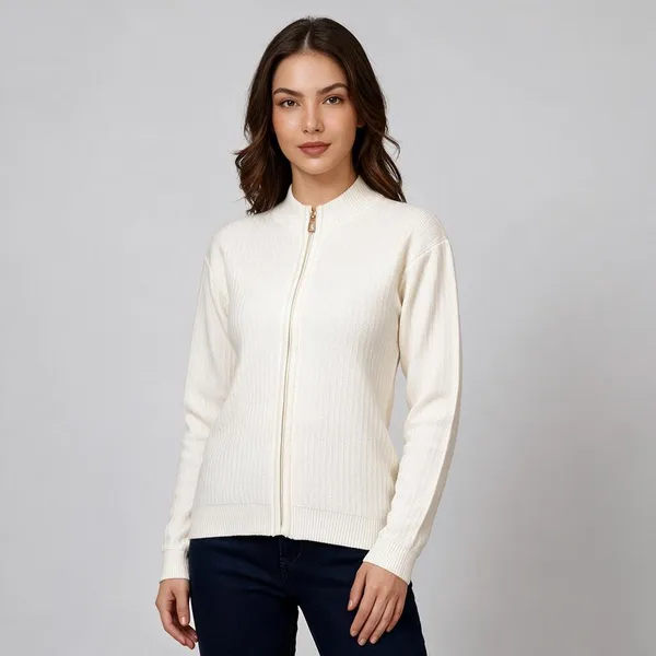 White_100%_Wool_T_Shirt_For_Women
