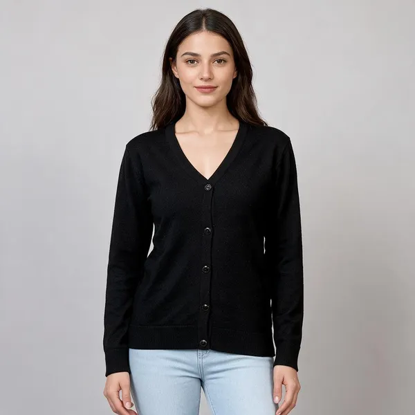 Black_100%_Wool_T_Shirt_For_Women