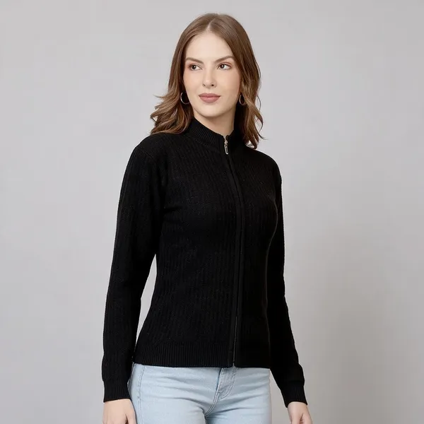 Black_100%_Cotton_T_Shirt_For_Women