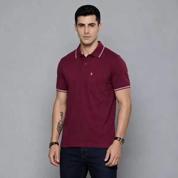 Wine_100%_Cotton_T_Shirt_For_Men