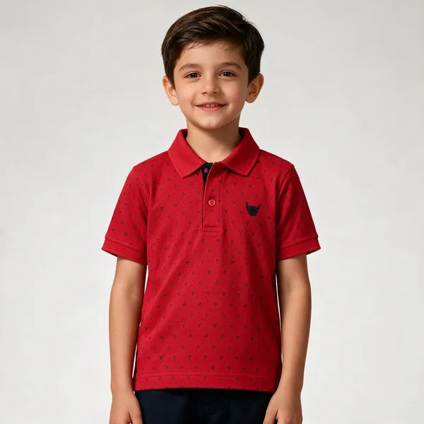 Red_100%_Cotton_T_Shirt_For_Boys