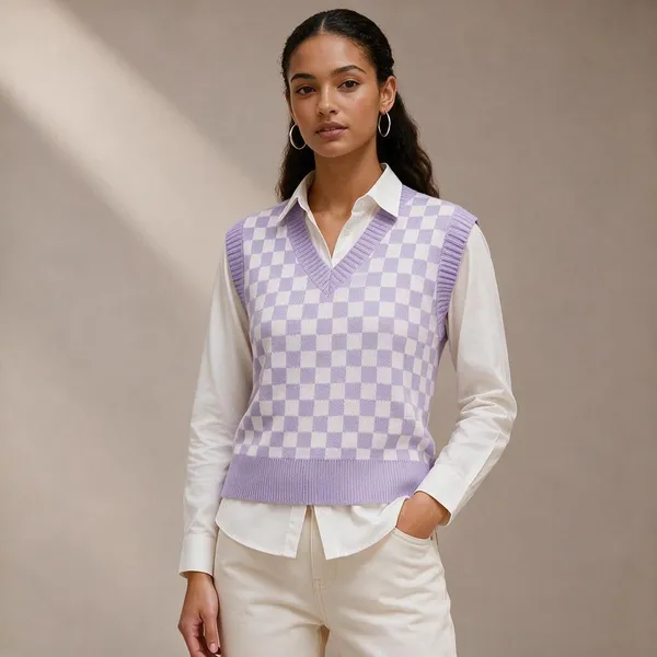 Lavender_100%_Wool_T_Shirt_For_Women