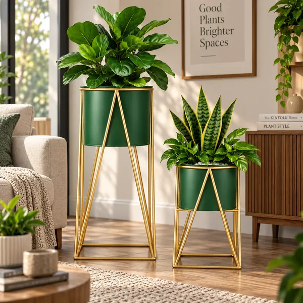 Green_&_Gold_Plant_Stand_for_Indoor_Plants_|_Modern_Metal_Planter_Stand_|_Geometric_A-Frame_Flower_Pot_Holder_|_Decorative_Plant_Stand_for_Home,_Living_Room,_Bedroom_&_Office