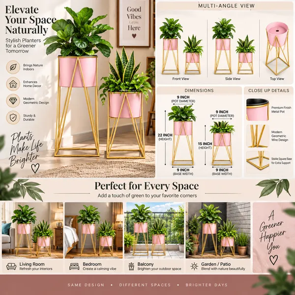 Pink_&_Gold_Plant_Stand_for_Indoor_Plants_|_Modern_Metal_Planter_Stand_|_Geometric_A-Frame_Flower_Pot_Holder_|_Decorative_Plant_Stand_for_Home,_Living_Room,_Bedroom_&_Office