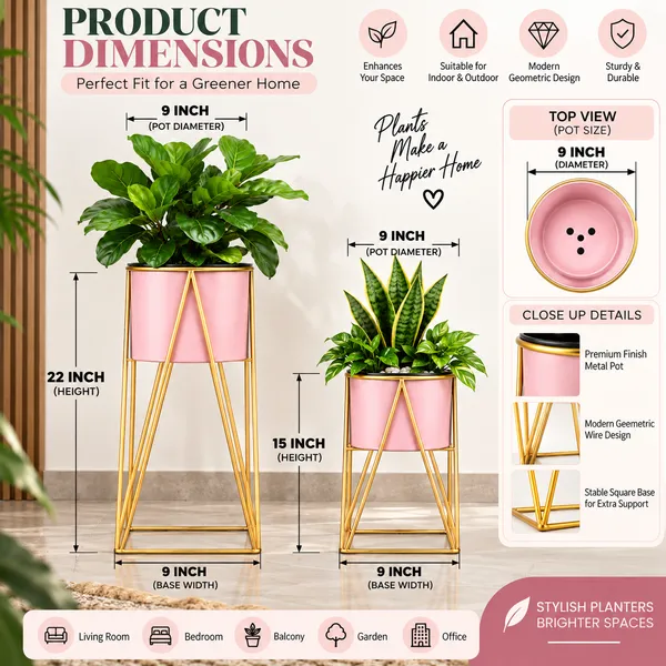 Pink_&_Gold_Plant_Stand_for_Indoor_Plants_|_Modern_Metal_Planter_Stand_|_Geometric_A-Frame_Flower_Pot_Holder_|_Decorative_Plant_Stand_for_Home,_Living_Room,_Bedroom_&_Office