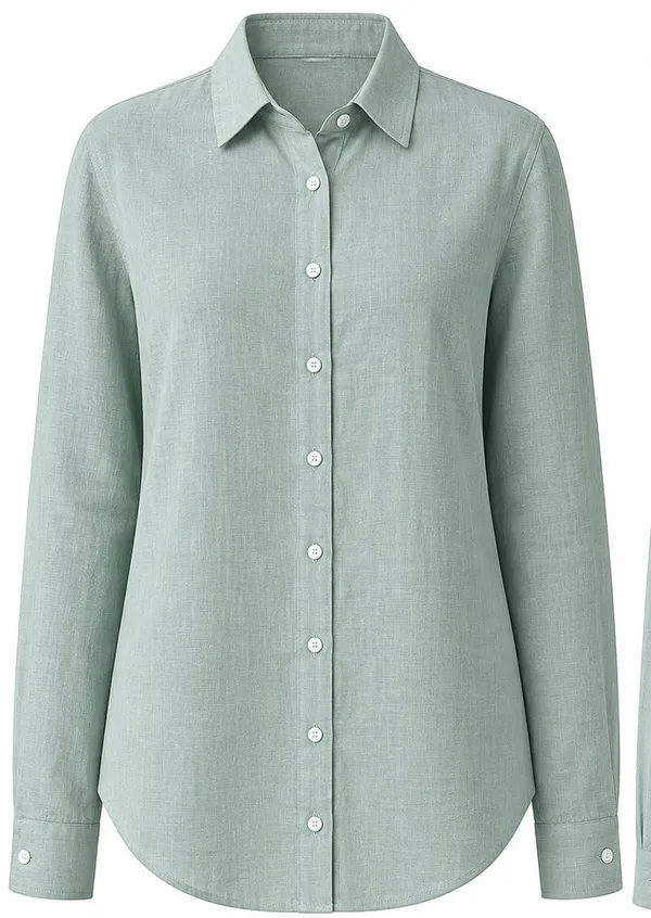Sage_Green_Pure_Linen_Full_Sleeve_Oversized_Shirt_For_Women