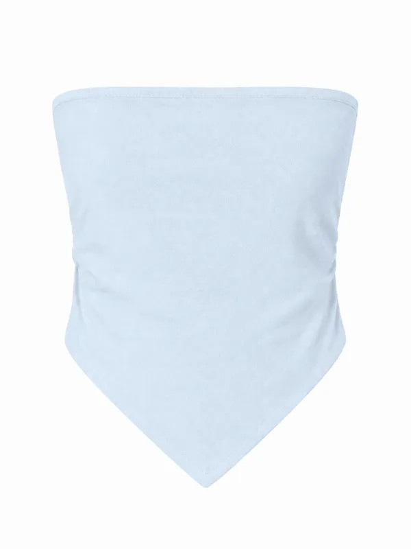 Light_Blue_Pure_Linen_Tube_Top_For_Women