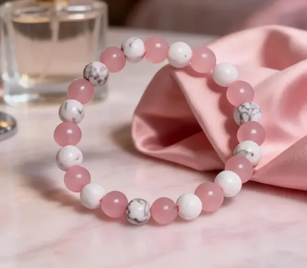 Natural_Howlite_And_Rose_Quartz_Bracelet