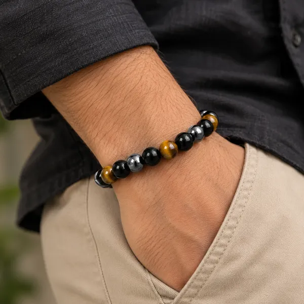 Triple_Protection_Bracelet_-_Black_Obsidian,_Tiger_Eye__&_Hematite
