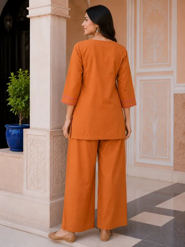 Orange_Printed_Kurta_Palazzo_Set_for_Women