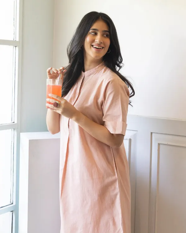 Pink_Mandarin_Collar_Kurta_for_Women