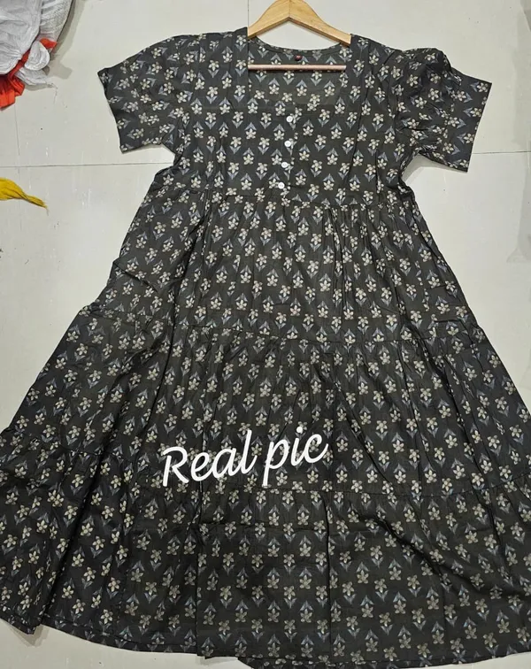 Black_Floral_Print_Flared_Dress_for_Women