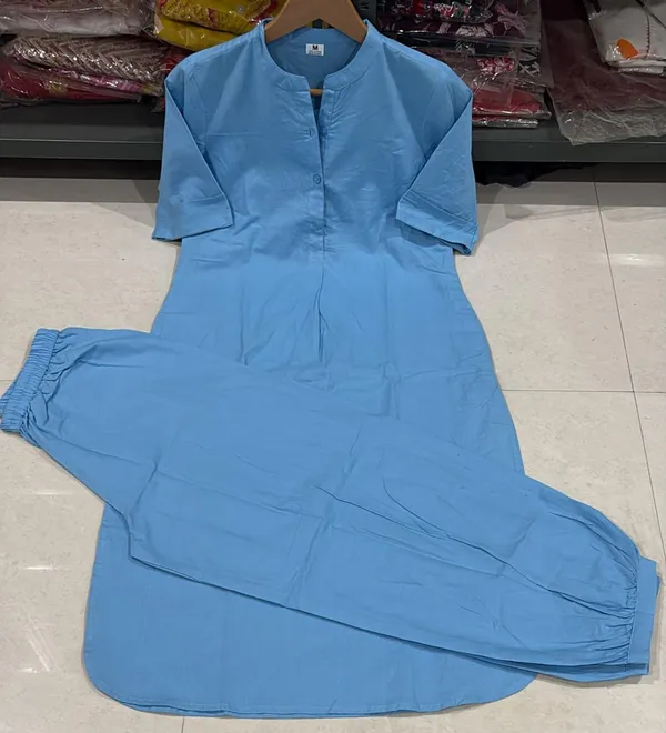 Blue_Solid_Straight_Kurta_Set_for_Women