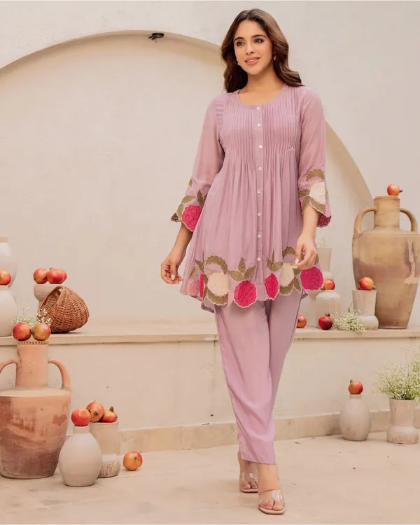 Purple_Cotton_Flared_Kurta_Set_for_Women