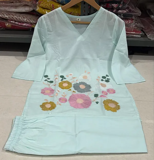 Light_Blue_Floral_Kurta_Set_for_Women