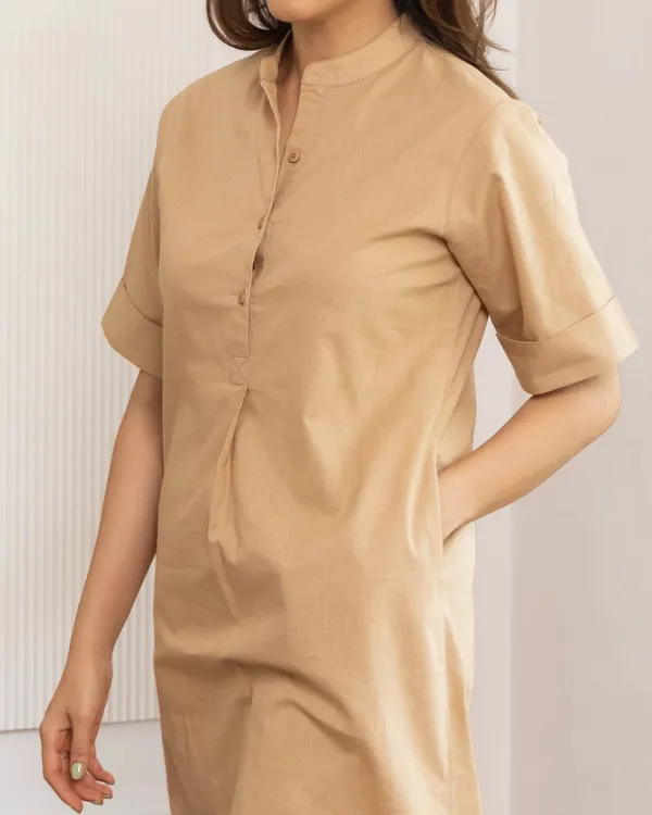 Beige_Straight_Fit_Kurta_Set_for_Women