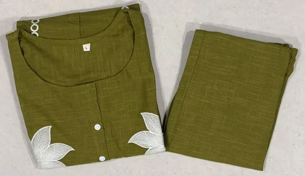 Olive_Embroidered_Straight_Kurta_Set_for_Women