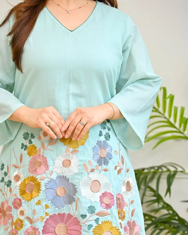 Light_Blue_Floral_Kurta_Set_for_Women