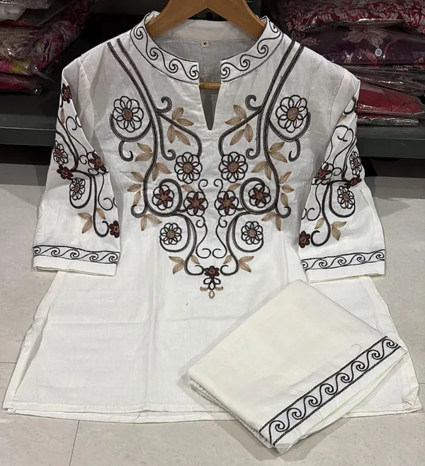 White_Embroidered_Straight_Kurta_Set_for_Women