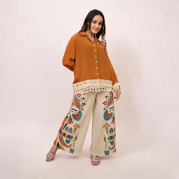 Rust_Cotton_Relaxed_Fit_Printed_Co-Ord_Set_For_Women