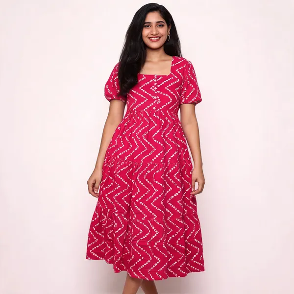 Pink_Cotton_Printed_A-Line_Dress_For_Women