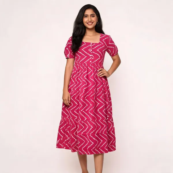 Pink_Cotton_Printed_A-Line_Dress_For_Women