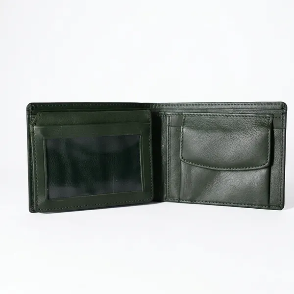 Green_200_GSM_Bifold_Wallet_With_Coin_Pocket_For_Men