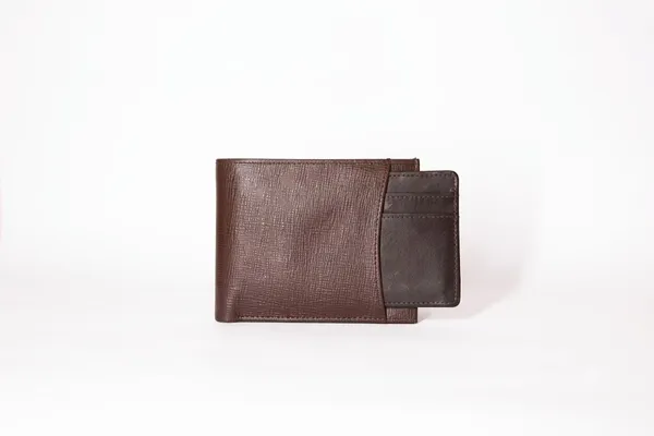 Brown_Textured_200_GSM_Bifold_Wallet_With_Card_Sleeve_For_Men