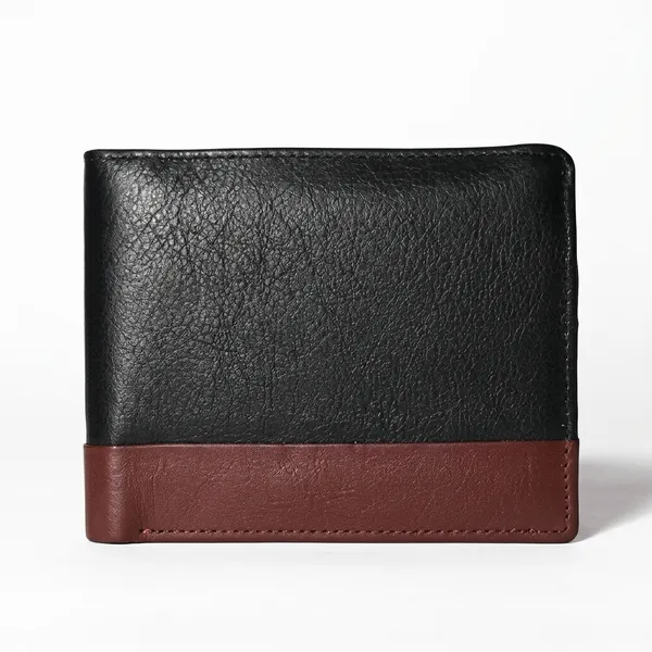 Black_Tan_Two-Tone_200_GSM_Bifold_Wallet_With_Coin_Pocket_For_Men