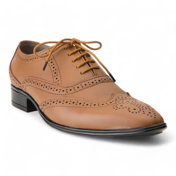 Tan_Leather_Oxford_Brogue_Formal_Shoe_For_Men