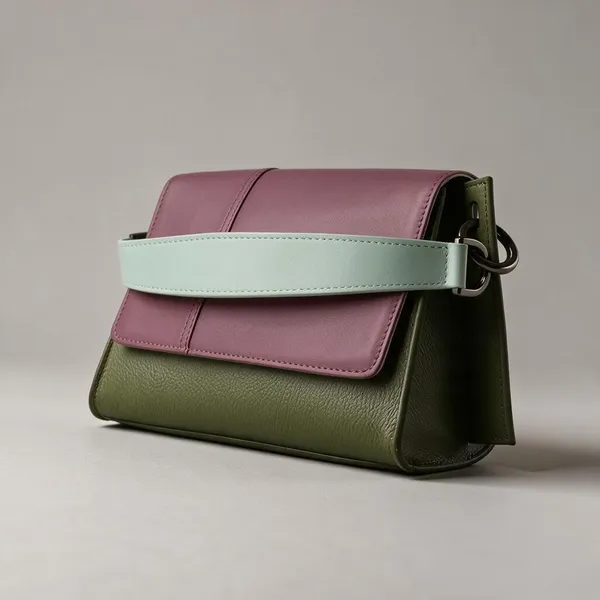 Brown_Leather_Tri-Color_Crossbody_Flap_Bag_For_Women
