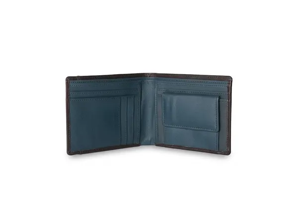 Black_Teal_Two-Tone_200_GSM_Bifold_Wallet_With_Card_Sleeve_For_Men