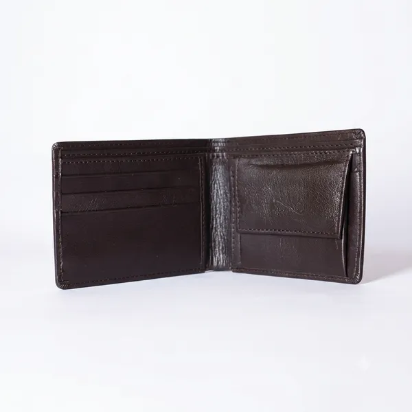 Brown_200_GSM_Bifold_Wallet_With_Coin_Pocket_For_Men