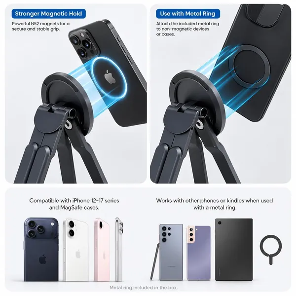 Black_Magnetic_Foldable_Phone_Tablet_And_Laptop_Stand