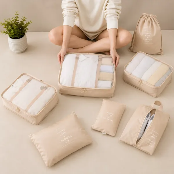 Beige_Travel_Packing_Cube_Set_For_Travelers
