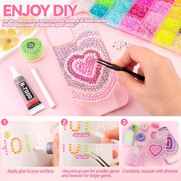Multicolor_Rhinestone_Diy_Craft_Kit_With_Tools