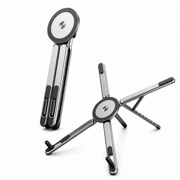 Black_Magnetic_Foldable_Phone_Tablet_And_Laptop_Stand