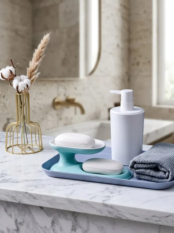 Blue_Plastic_Bathroom_Countertop_Organizer_Tray