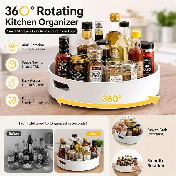 Plastic_Modern_Plain_Rotating_Kitchen_Organizer