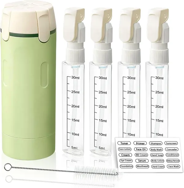 Green_Travel_Cosmetic_Refill_Bottle_Set_With_Case