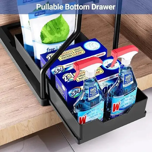 Black_Metal_Pull-Out_Storage_Organizer_Drawer