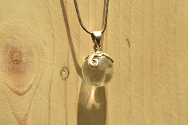 Clear_Crystal_Quartz_Sterling_Silver_Ball_Pendant_For_Women