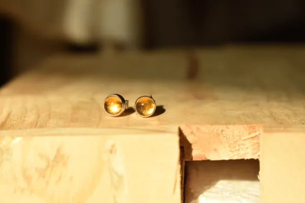 Yellow_Citrine_925_Sterling_Silver_Round_Cabochon_Studs_For_Women