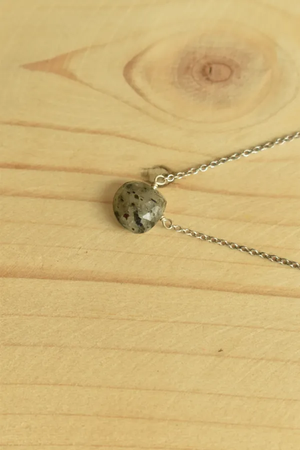 Grey_Saginite_Quartz_925_Sterling_Silver_Pendant_Chain_Necklace_For_Unisex