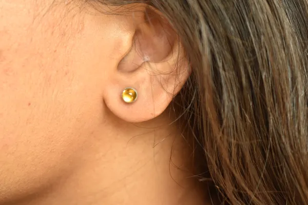 Yellow_Citrine_925_Sterling_Silver_Round_Cabochon_Studs_For_Women