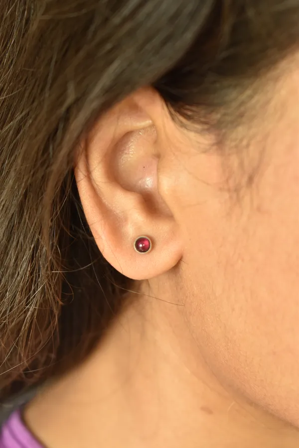 Red_Garnet_925_Sterling_Silver_Round_Cabochon_Studs_For_Women